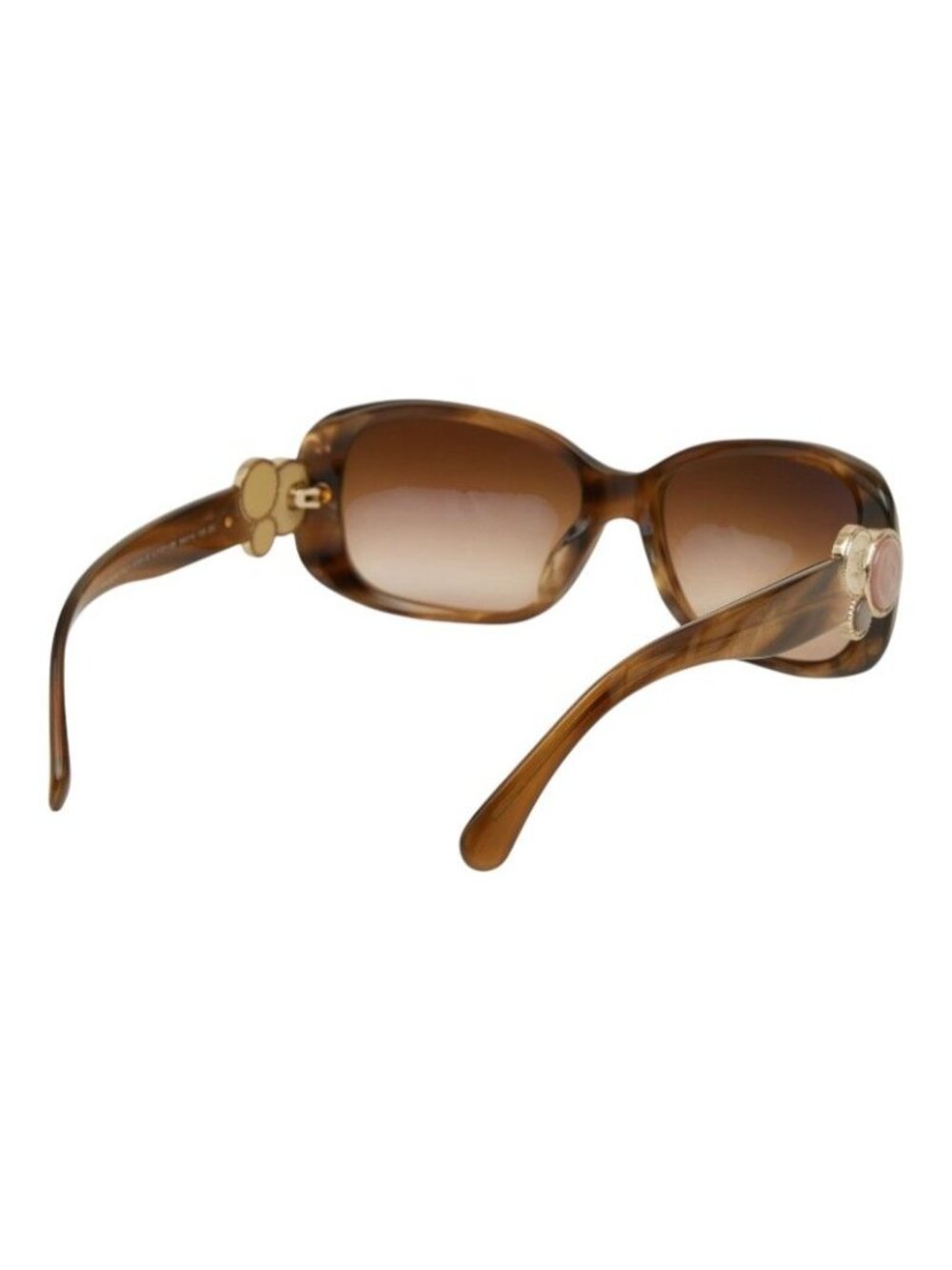 Chanel CC Logo Sunglasses 58 a Brown Acetate 1- Eyewear - Picture 3 of 7